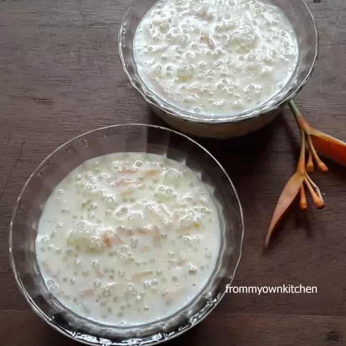 How to make Apple Sago Kheer Recipe