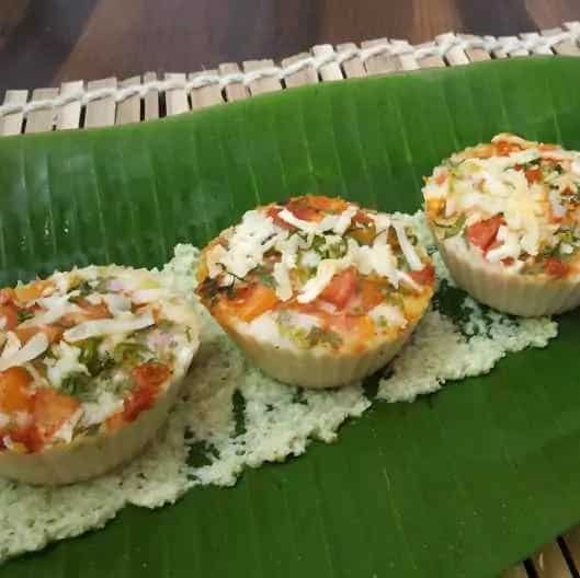 How to make Baked Cheese Uttapam Muffins Recipe