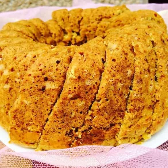 How to make Banana Custard Wholewheat Flour Cake (eggless) Recipe