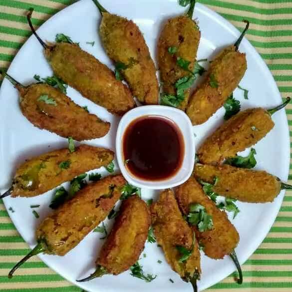 How to make Cheese Stuffed Chili Peppers Recipe