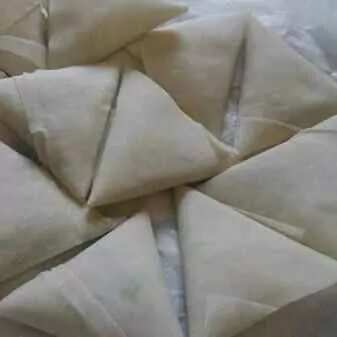 Chicken Cheese Corn Samosa Savoury