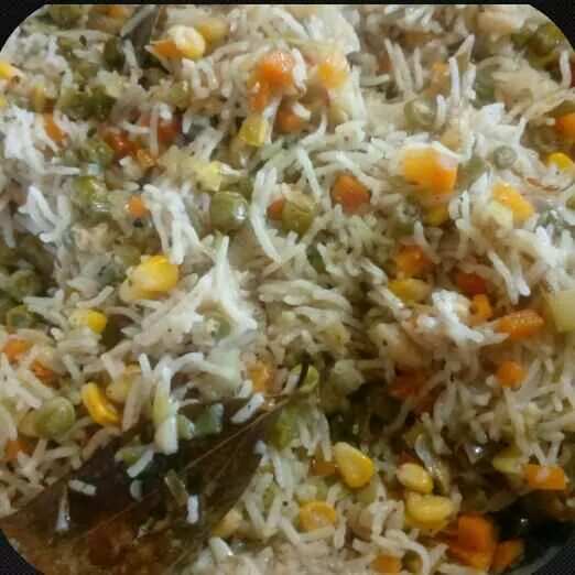 Corn vegetable rice