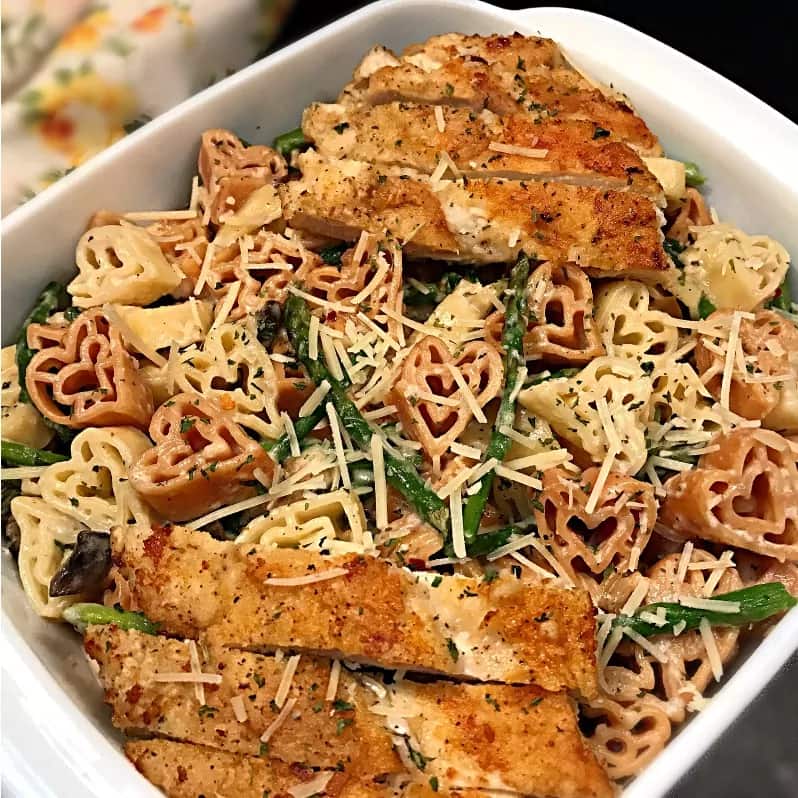 How to make Crispy Chicken Pasta With Creamy Brandy Sauce Recipe