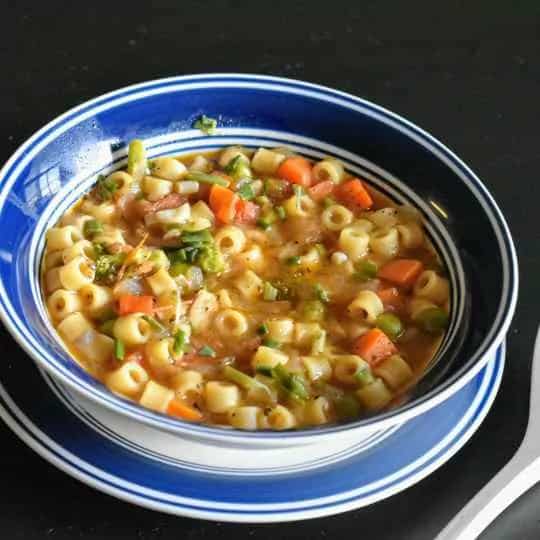 Ditalini vegetable soup