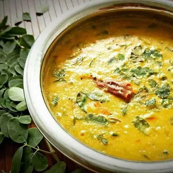 How to make Drumstick Leaves Dal/kootu Recipe
