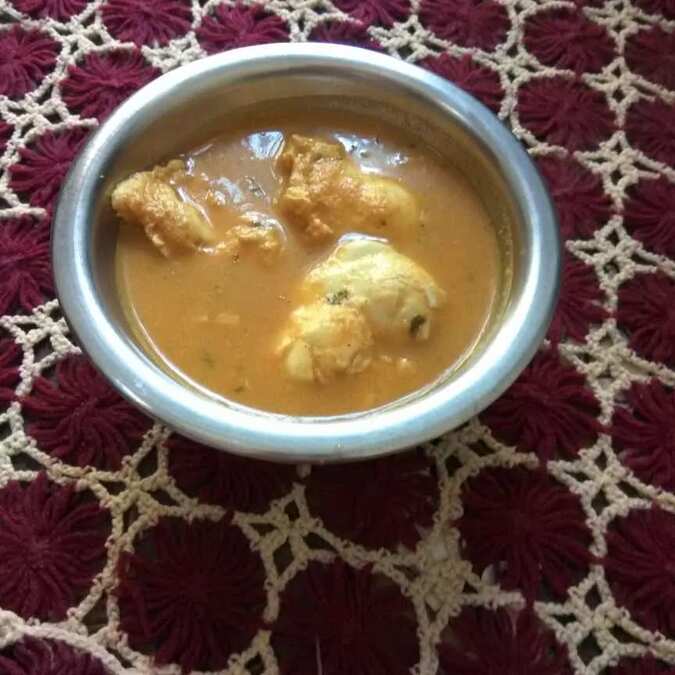 Egg sambar/motte saru