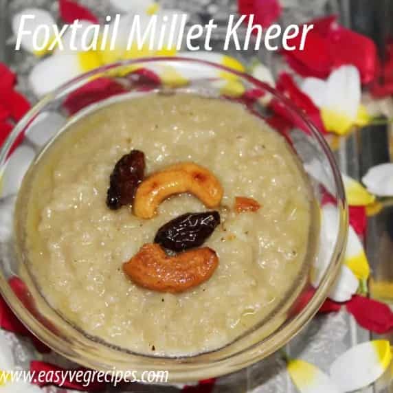 How to make Foxtail Millet Kheer Recipe