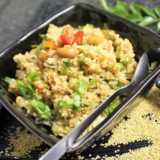 How to make Foxtail Millet Upma Recipe