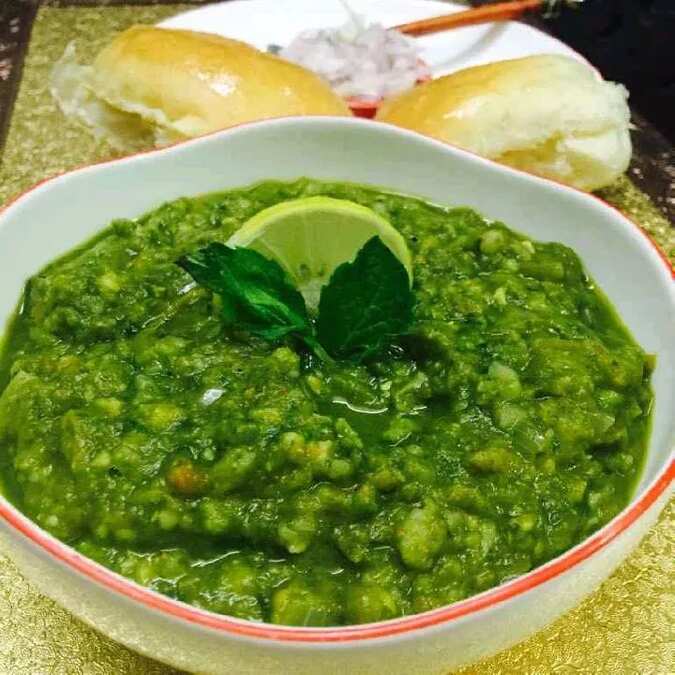 Hariyali Pav Bhaji