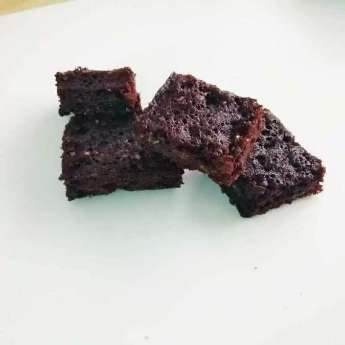 Healthy Microwave Chocolate Brownie