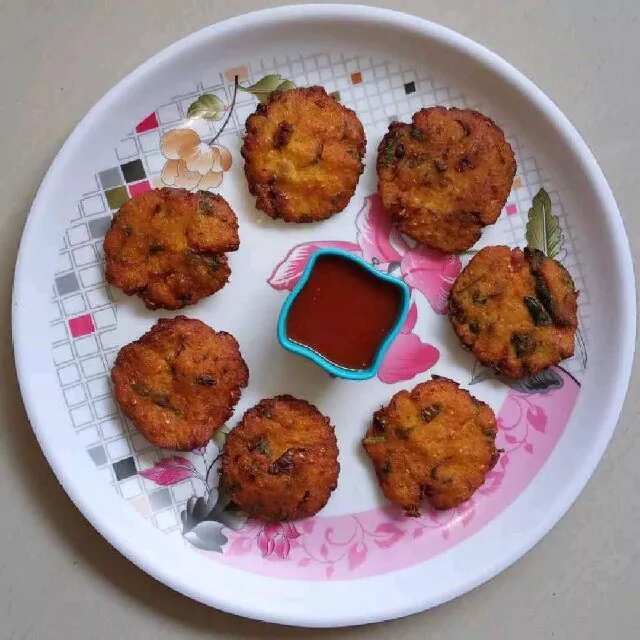 Instant Crispy Corn Vada
