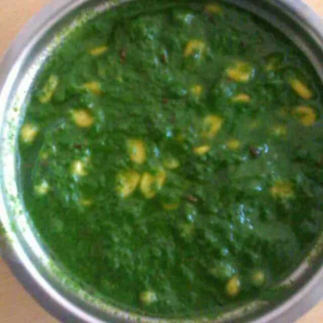 How to make Jain Palak Corn Curry Recipe
