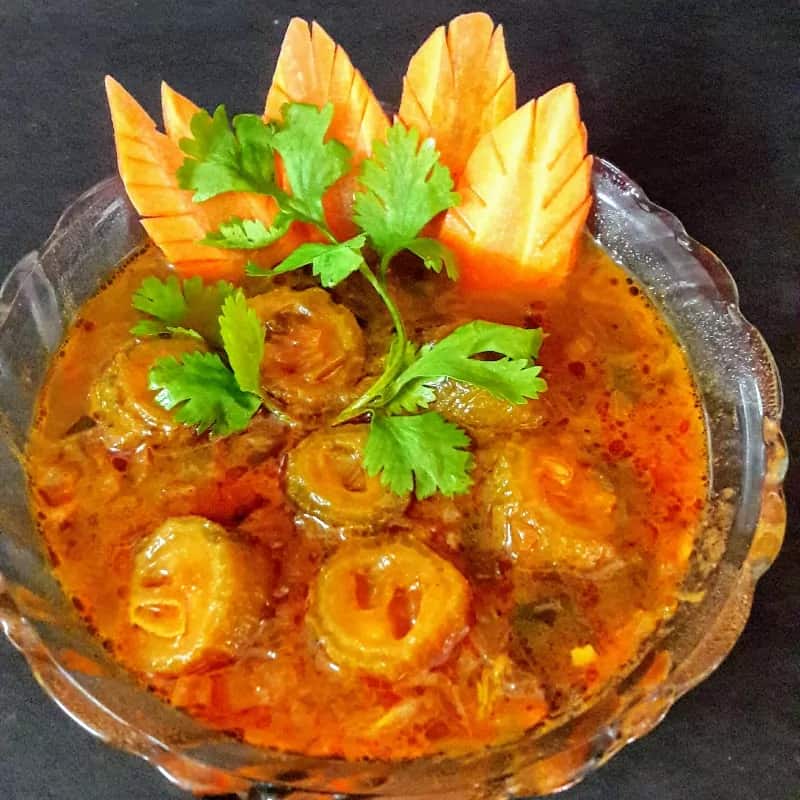 How to make Kaakarakaaya Pulusu(bitter Gourd In Tamarind Sauce) Recipe