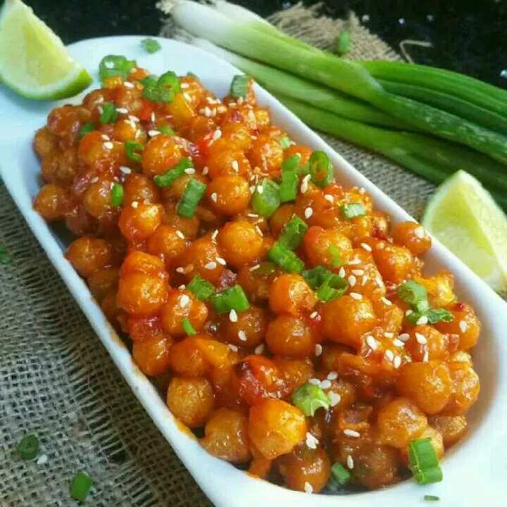 How to make Kabuli Chana Chili Recipe