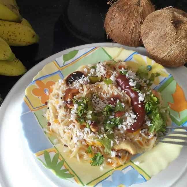 How to make Kerala Style Vermicelli Uppumaavu Recipe