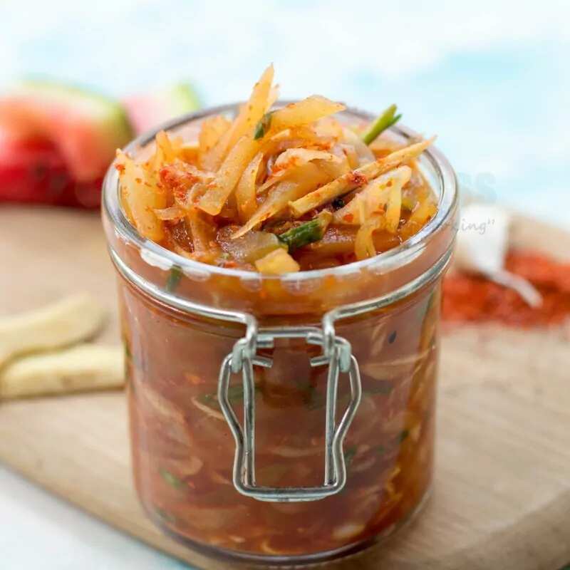 How to make Kimchi With Watermelon Rind Recipe