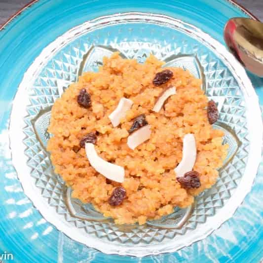 How to make Lapshi Or Gulacha Sheera (cracked Wheat Pudding) Recipe