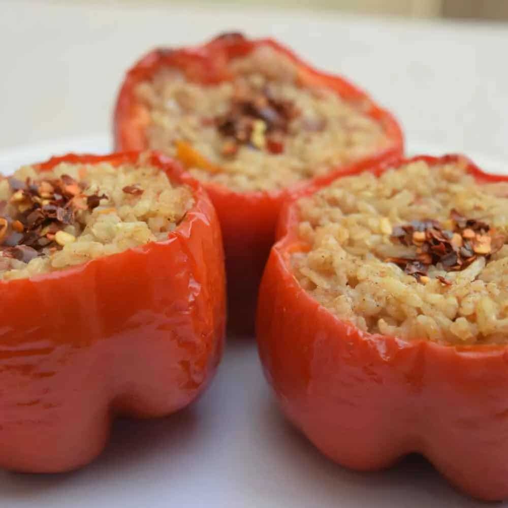 How to make Lebanese Stuffed Capsicum Recipe