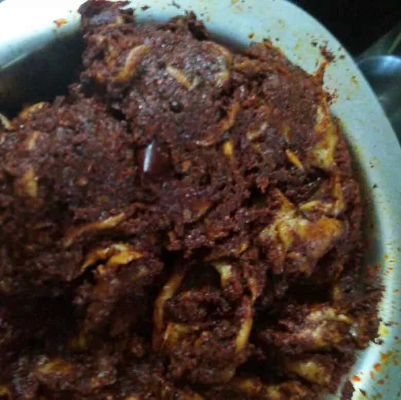 How to make Magayi (dried Mango) Pickle Recipe