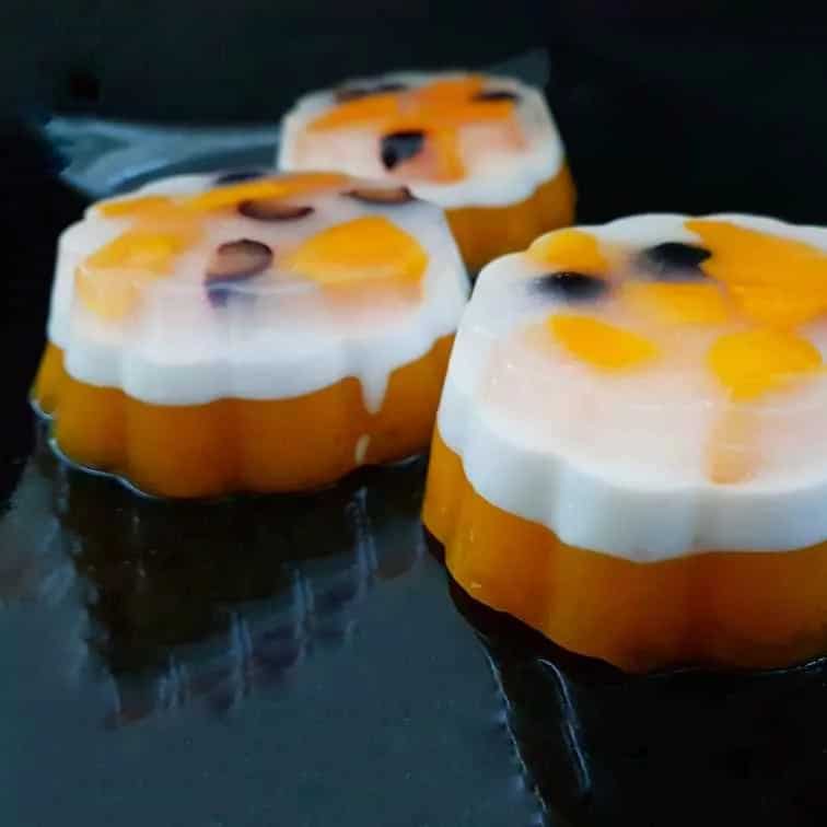 How to make Mango Coconut Fruit Jelly Cake Recipe