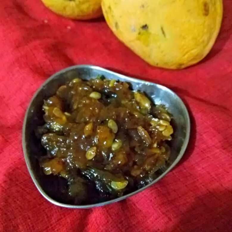 How to make Mango Jelly Dry Fruits Pickle Recipe
