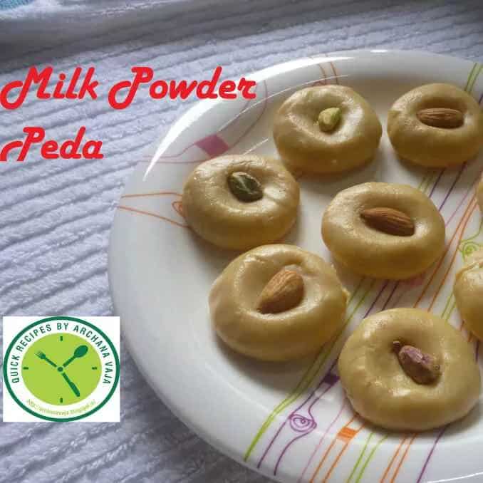 How to make Milk Powder Peda Recipe