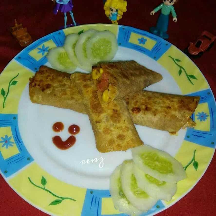 How to make Mixed Veggies Wheat Flour Frankie Recipe