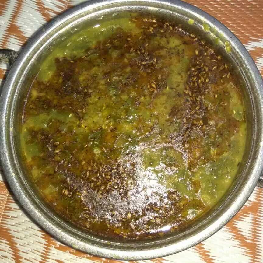 How to make Moong Dal With Palak Recipe