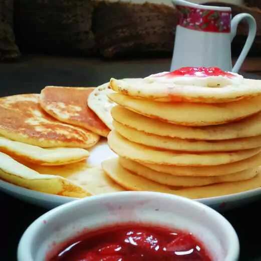 Moroccan pan cakes or muffle