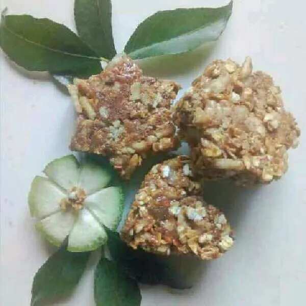 Pan Fried Flatten Rice Cookies