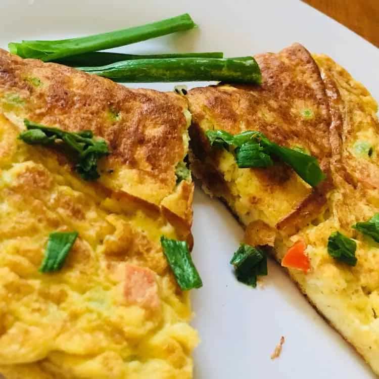 How to make Paneer Omelette (high Protein Breakfast) Recipe