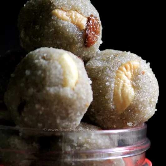 How to make Poha Ladoo With Chocolaty Coconut Filling Recipe