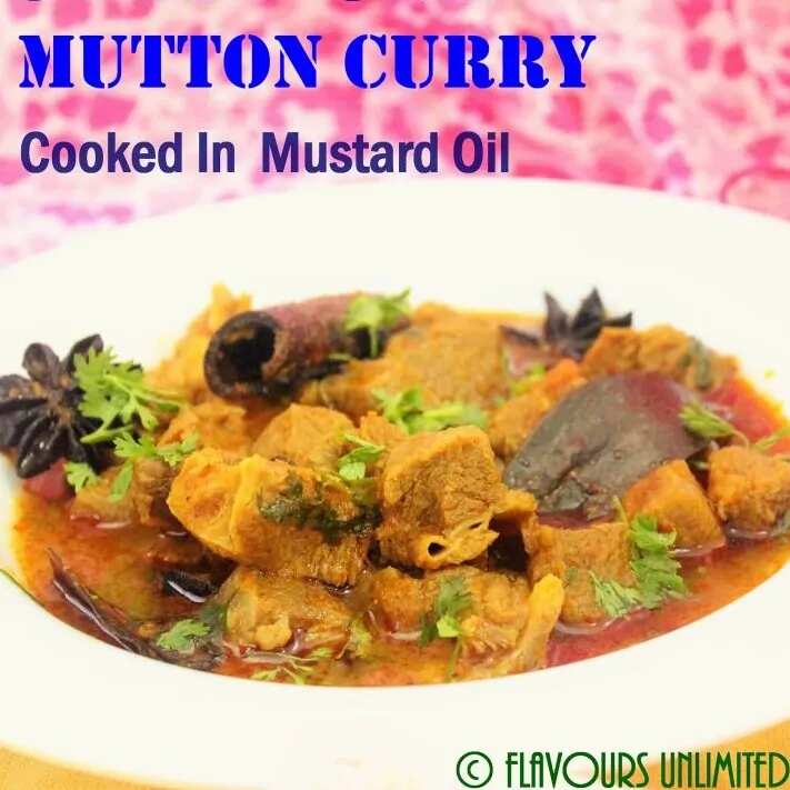 How to make Pressure Cooker Mutton Curry Cooked In Mustard Oil Recipe