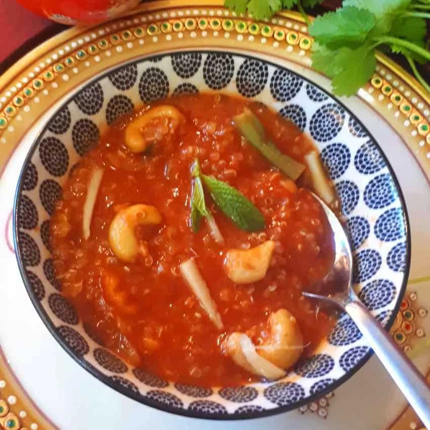 How to make Quinoa Dalia In Thai Red Curry Recipe