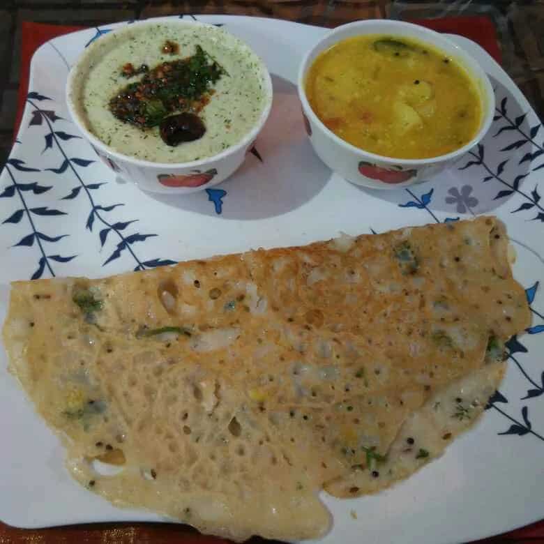 How to make Rawa Dosa And Palya Recipe