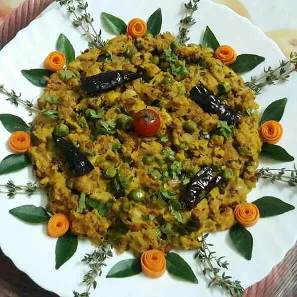 Rawbanana Matar Bharta