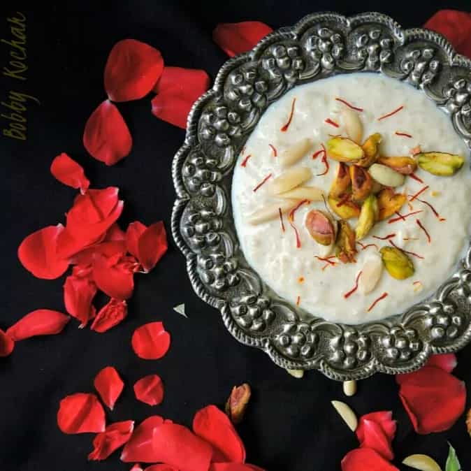 How to make Rose Kheer Recipe