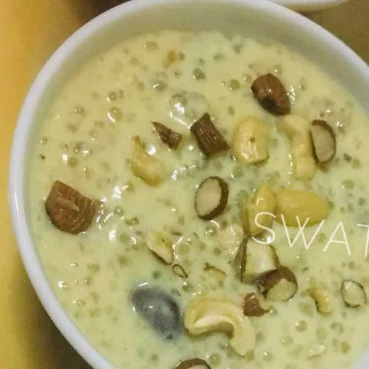 How to make Sago Dates Payasam (navratri) Recipe