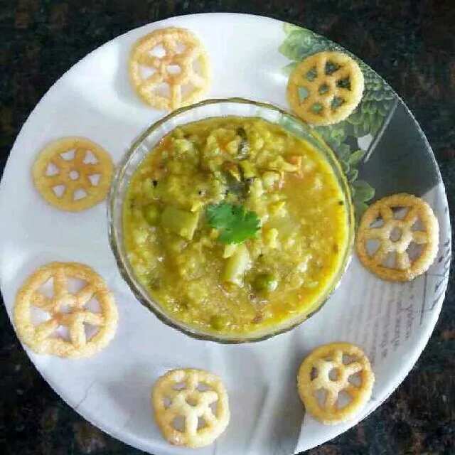 How to make Sambar Rice (high Protein Food) Recipe