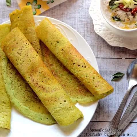 How to make Spinach & Coriander Dosai/dosa Recipe