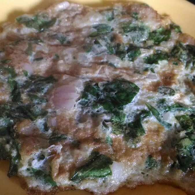 Spinach Omelette