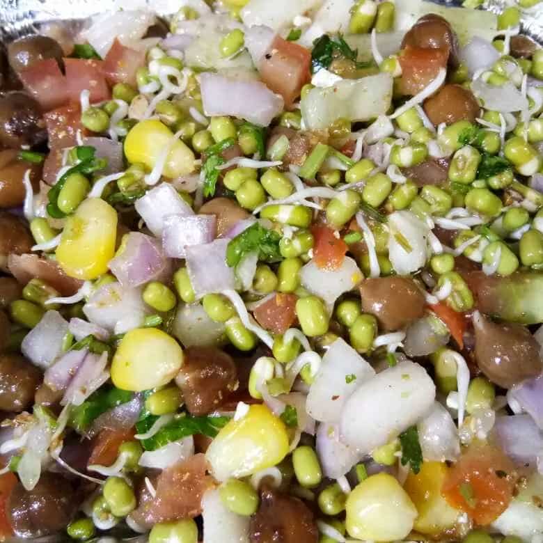 How to make Sprouts Chaat Recipe