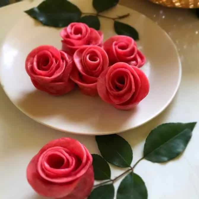 How to make Steamed Rose Buns Recipe