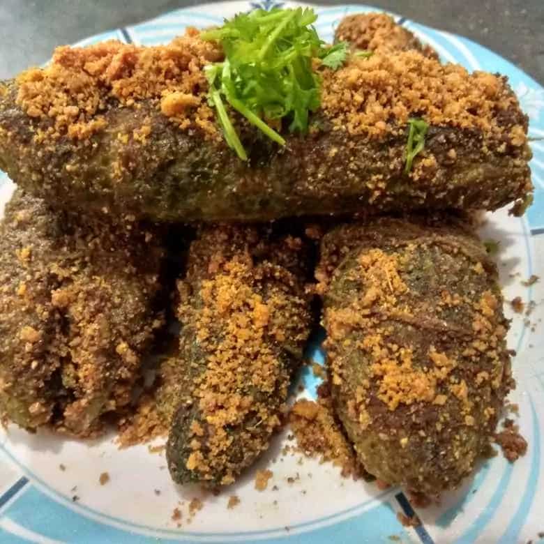 How to make Stuffed Bitter Gourd With Groundnut Masala Recipe