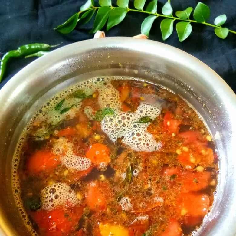 How To Make Rasam Recipe How to make Tamarind Tomato Rasam Recipe