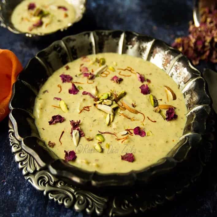 How to make Thandai Spiced Rabri Recipe