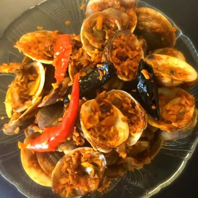 Tisrayanche suke/goan clams dry Tisrayanche suke/goan clams dry