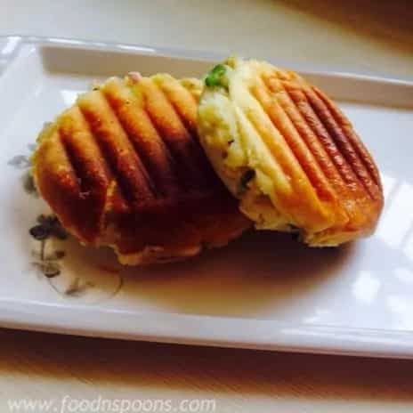 How to make Veg Grill Sandwich Burger Recipe