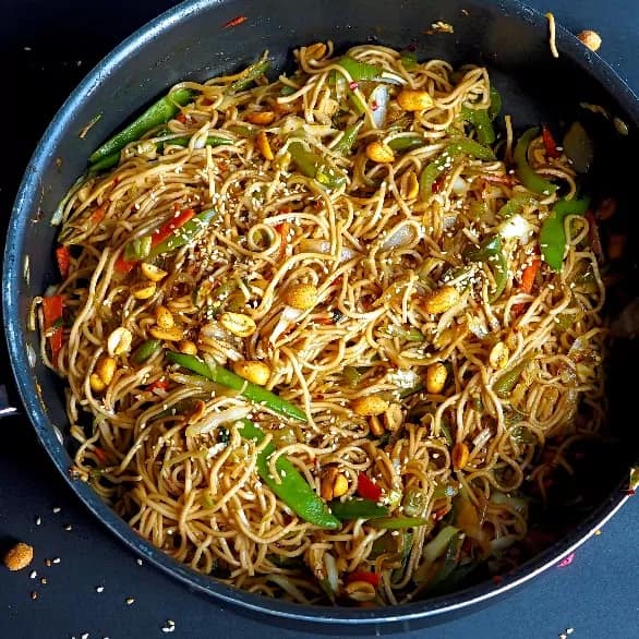 How to make Vegetable Teriyaki Noodles Recipe