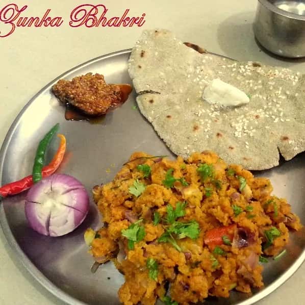 How to make Zunka Bhakri Recipe